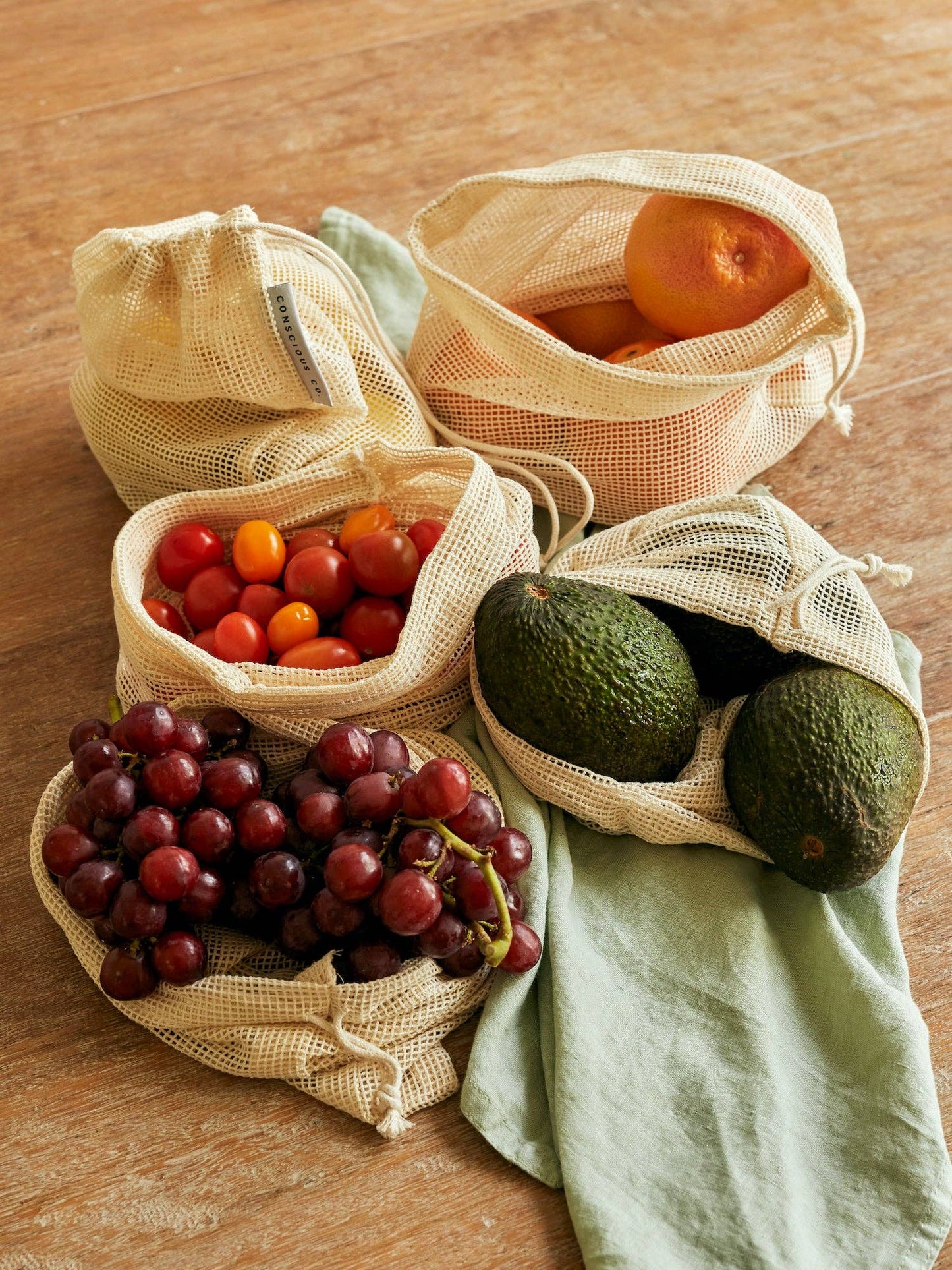 Organic Cotton Grocery Bags