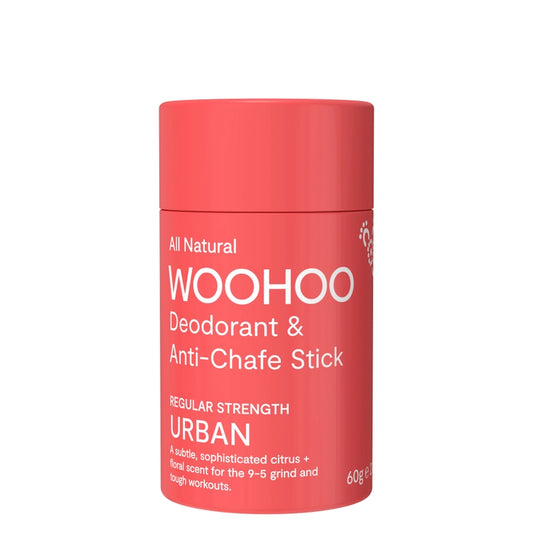 Woohoo Deodorant & Anti-Chafe Stick (Urban) 60g